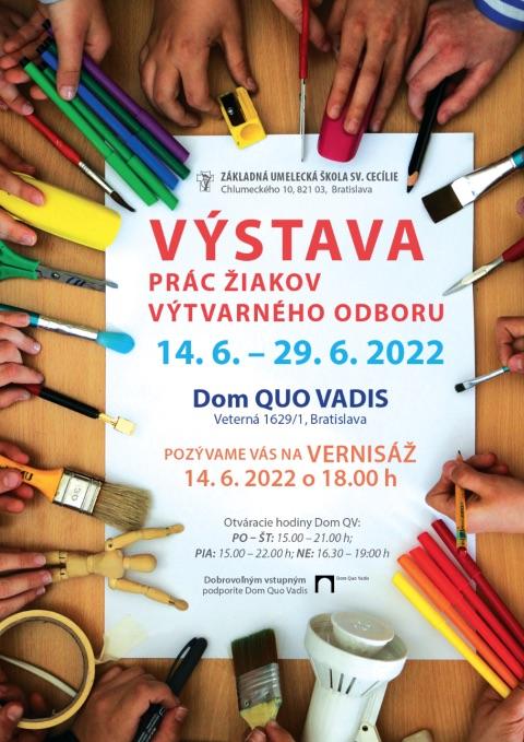 Bratislava, Dom Quo Vadis, vystava, plagat