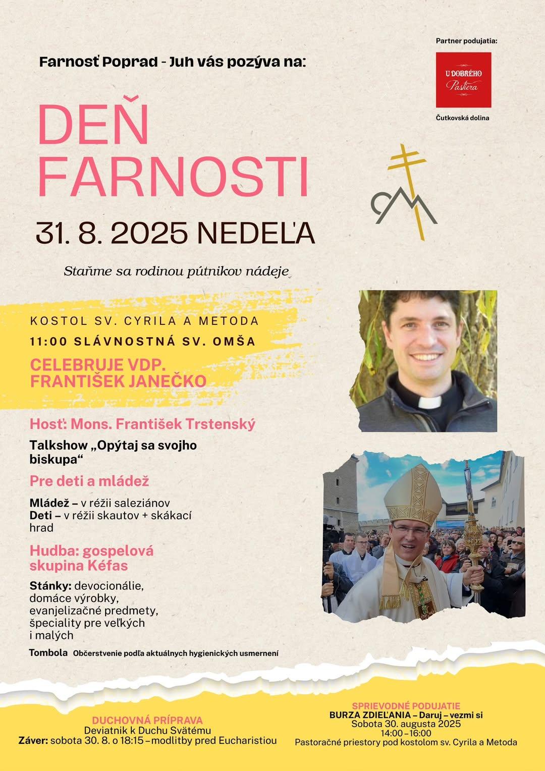 palgát, farský deň Poprad