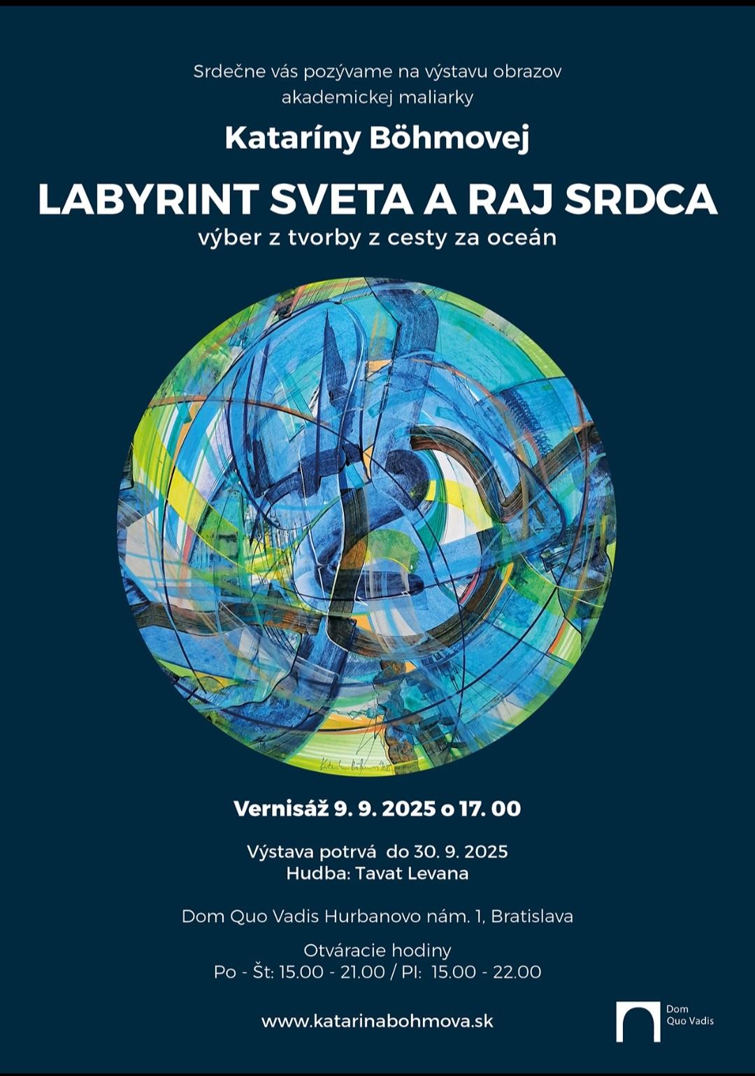 Bratislava, Dom Quo Vadis, vystava, plagat