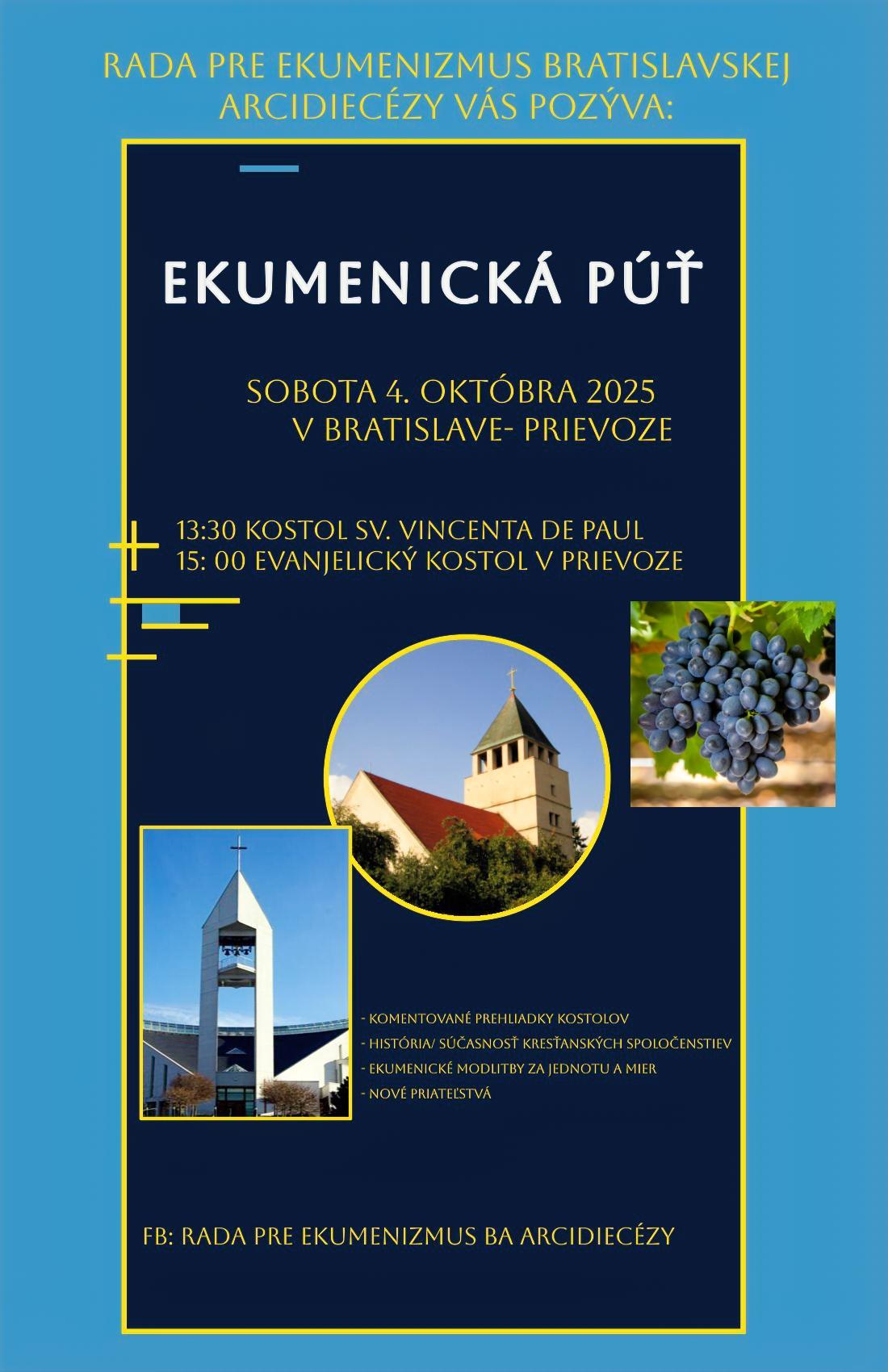 Bratislava, ekumenicka, put, plagat