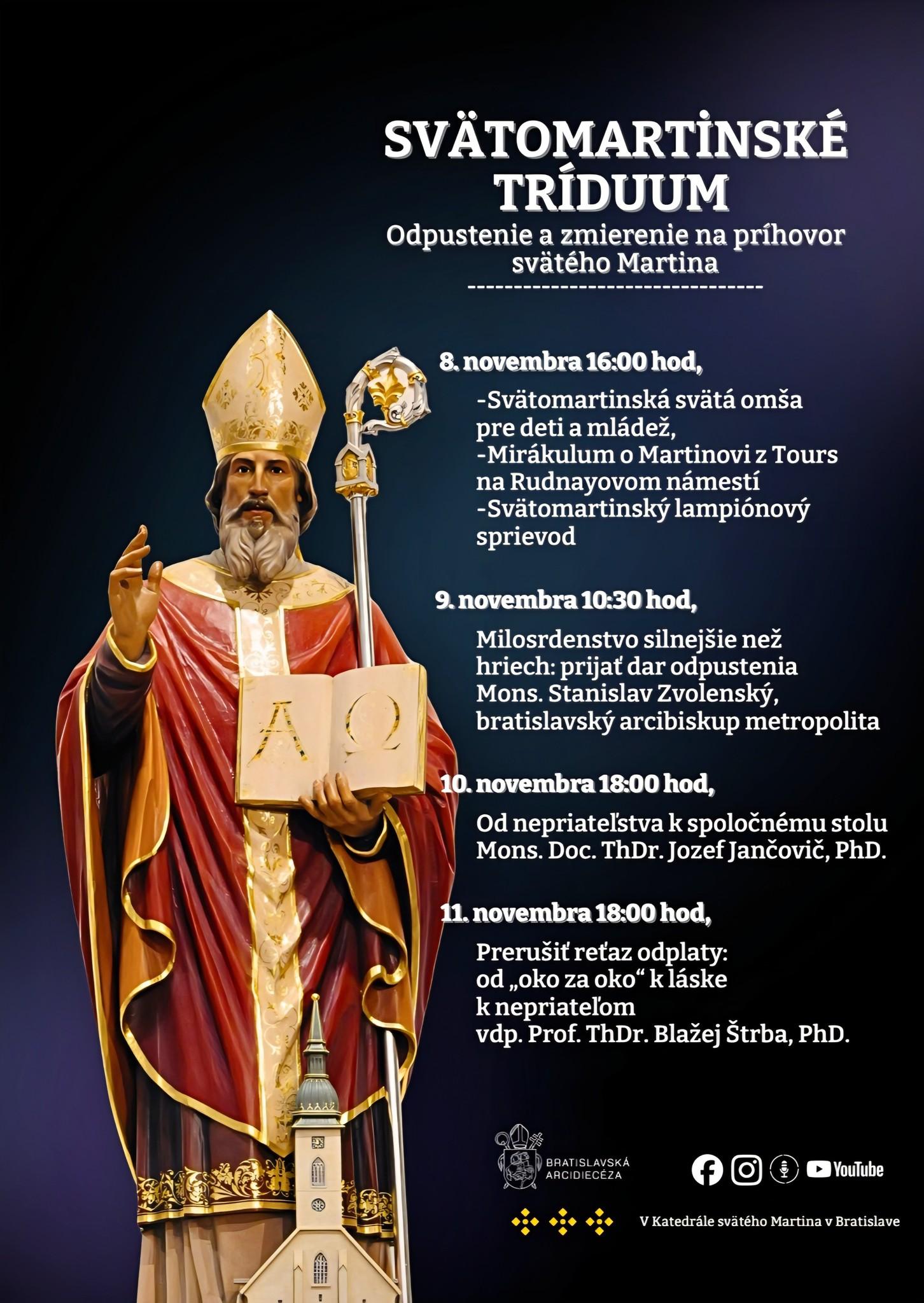 Bratislava, Svatomartinske trojdnie, plagat