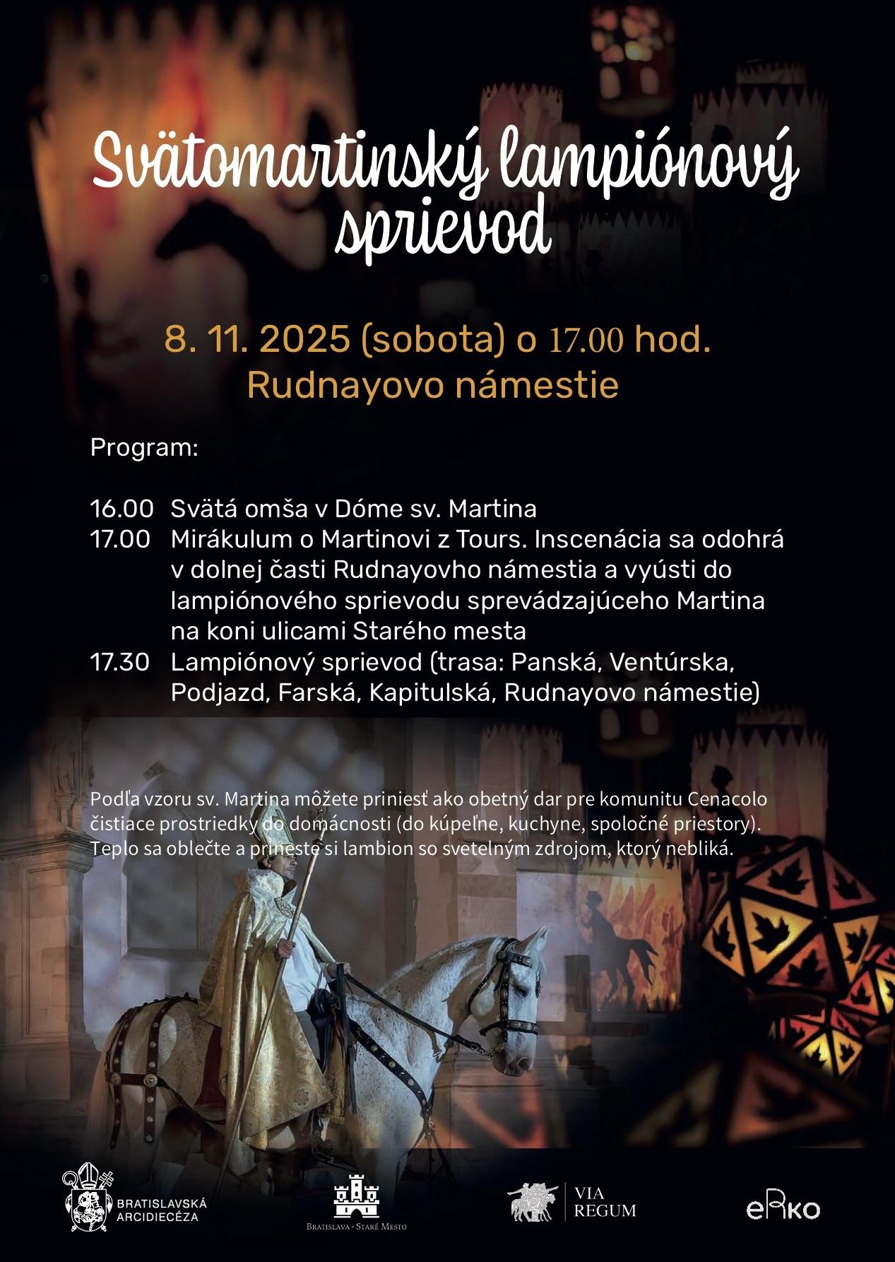 Svatomartinsky sprievod, plagat, novy