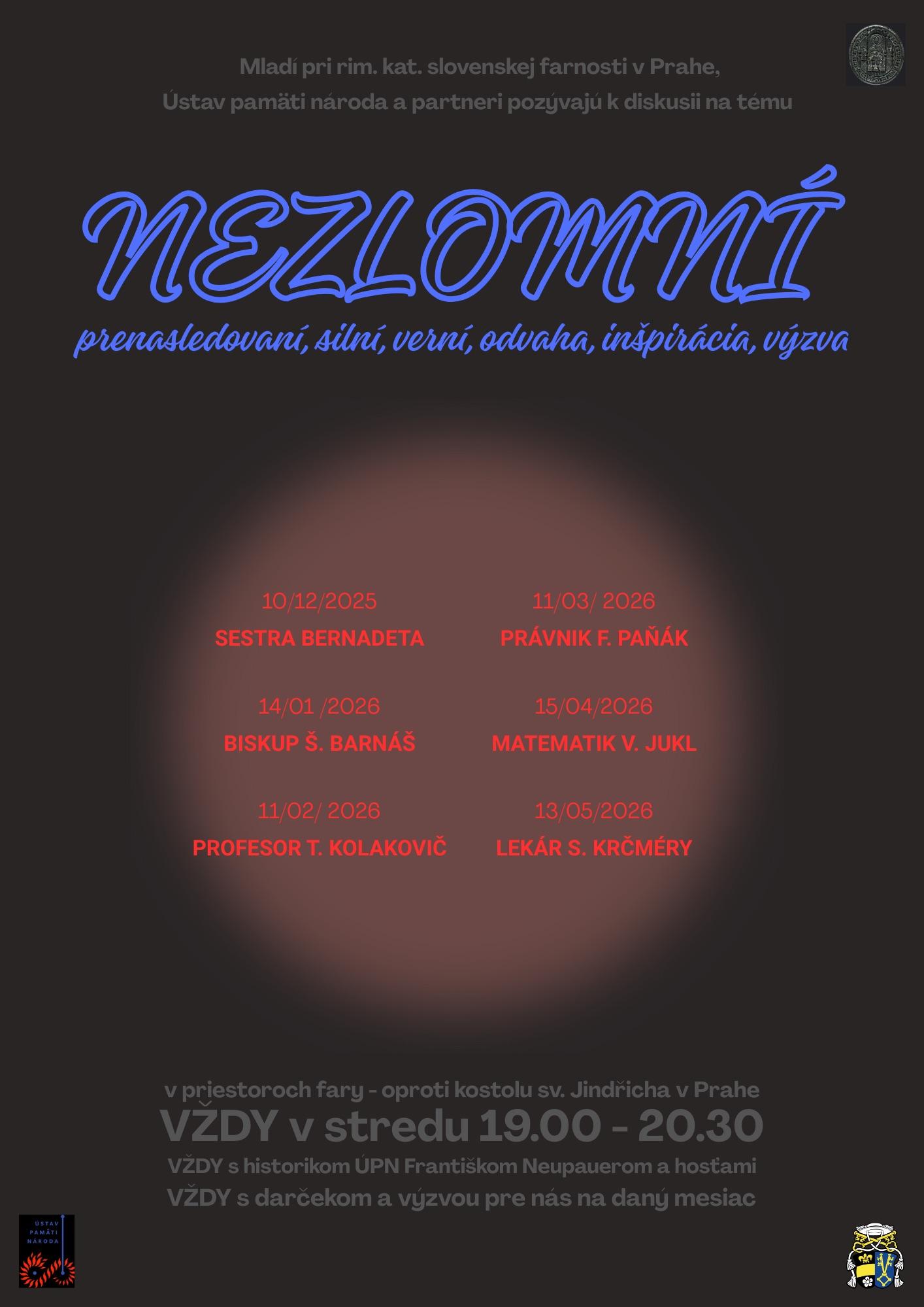 Praha, Nezlomni, plagat 1