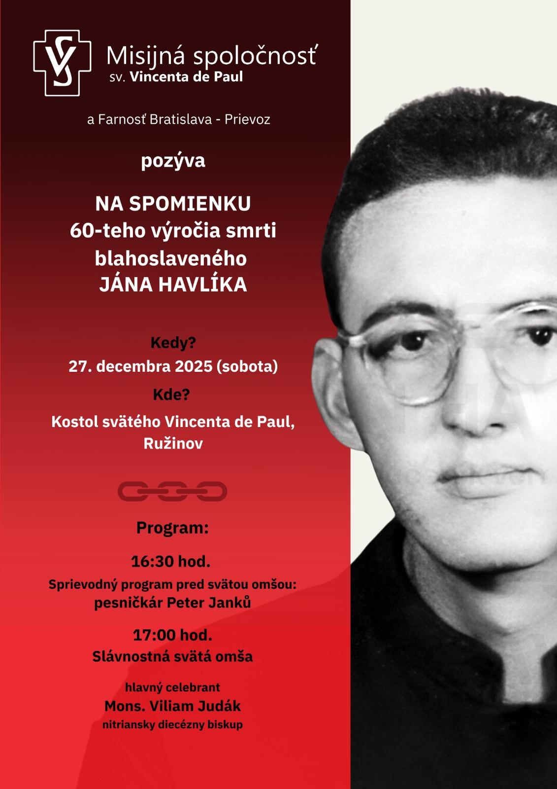 Bratislava, Havlik, spomienka, vyrocie, smrť, plagat