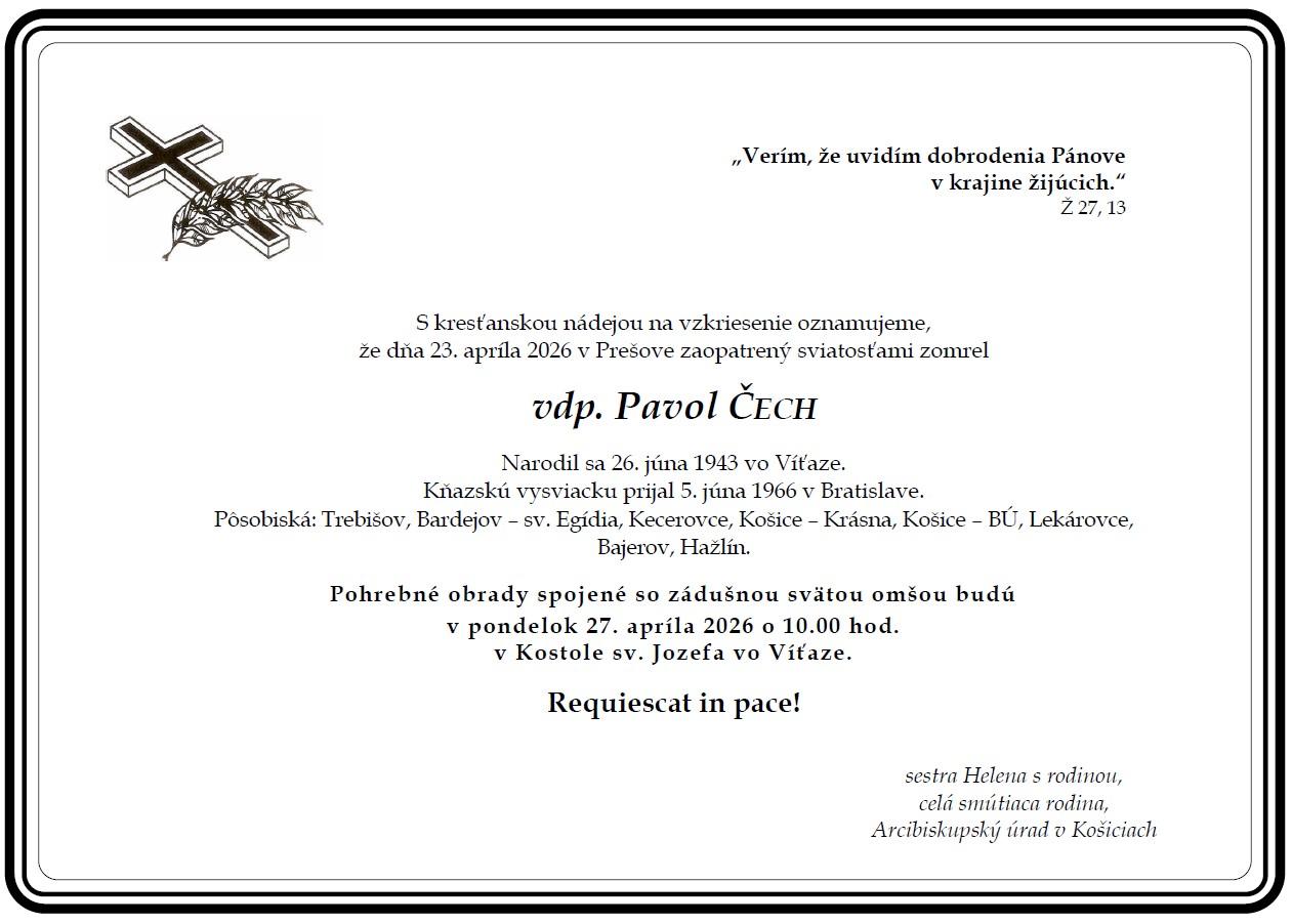 Pavol �ech, umrtie, knaz, 2026
