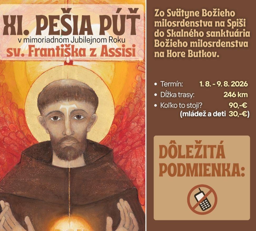 Smižany, Butkov, púť, plagát, 2026