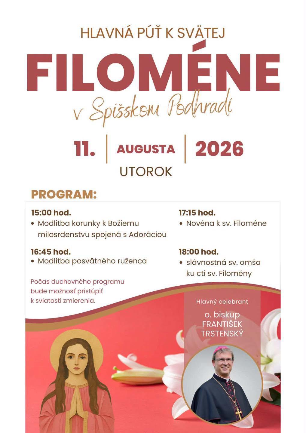 Spišské Podhradie, púť, Filoména