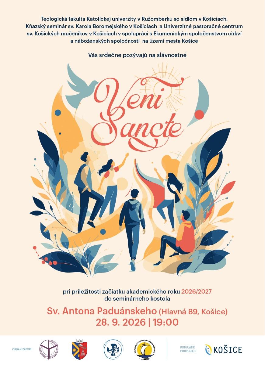 Kosice, Veni Sancte, plagat, 2026