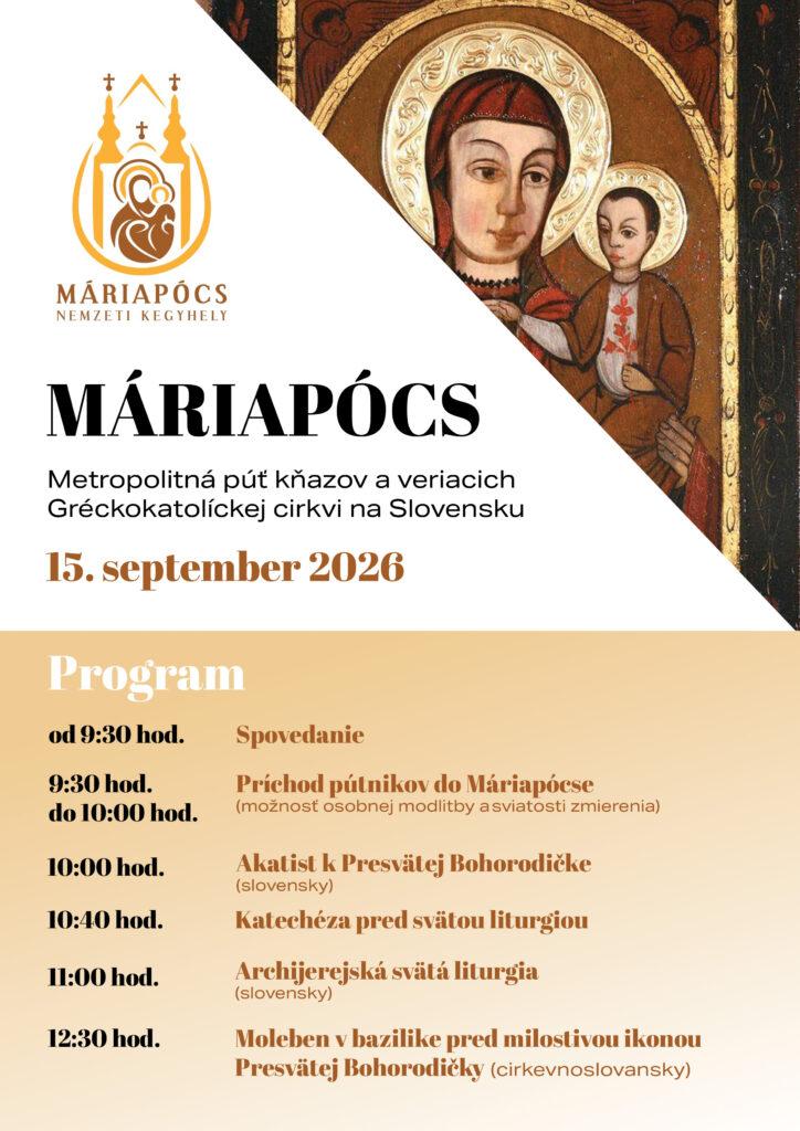 Máriapócs, put, plagat, 2026