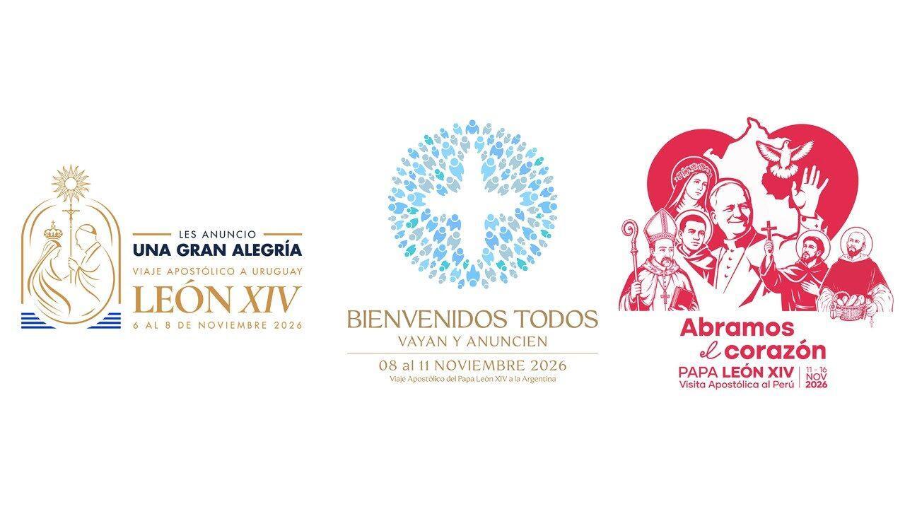 Uruguaj, Argentina, Peru, Lev XIV., logo
