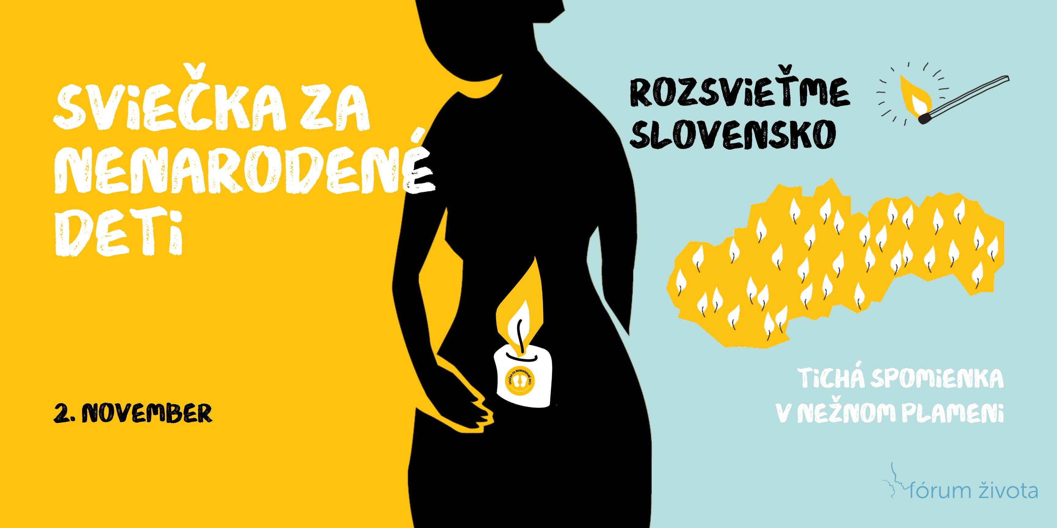 Sviecka za nenarodene deti, banner